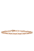 Madison Chain Bracelet, 18k Pink Gold