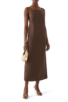 Malu Linen Midi Dress