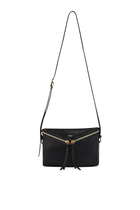 Diamant 3D Goatskin Leather Shoulder Bag