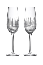 Lismore Diamond Essence Flute, Set of 2