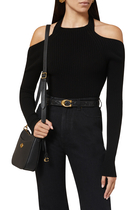 Sculpted Signature Buckle Cut-To-Size Reversible Belt