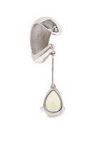 Lemon Quartz Drop Alien Ear Cuff