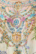 Round Neck Silk Maxi Kaftan