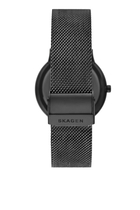 Riis Three-Hand Stainless Steel Mesh Watch