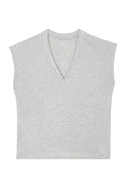  V-Neck Cotton T-Shirt