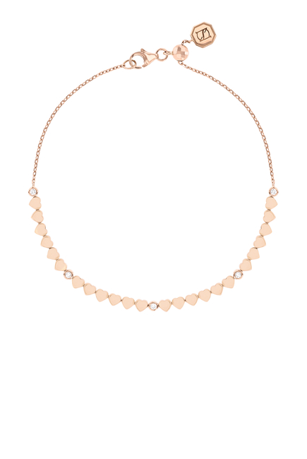 Love in Tokyo Bracelet, 18K Rose Gold & Diamonds