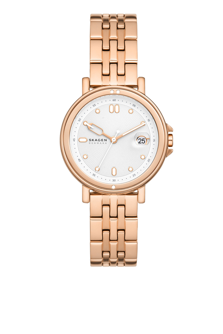 Signatur Lille Sport Three-Hand Date Stainless Steel Bracelet Watch