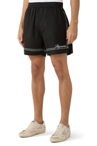 Logo Border Shorts