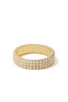 Lara Ring, 14k Gold Plated Brass