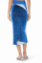 Sophie Cherry Print Midi Skirt