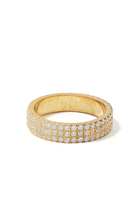 Lara Ring, 14k Gold Plated Brass