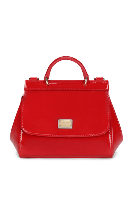 Kids Patent Leather Mini Sicily Bag 