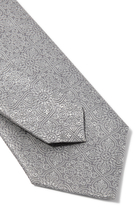 Medallion Woven Silk Tie