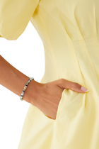 Multi-color Heishi Tiny Daisy Bracelet