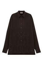 Collared Shirt with Long Cuffs