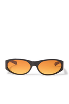 Eddie Kyu Oval Sunglasses