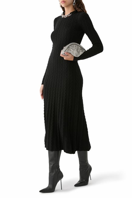 Long Sleeves Jersey Dress