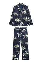 Lila Abalone Turquoise Floral Pyjamas
