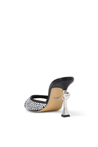 Puffy Heart Ring Square Toe 95 Mules