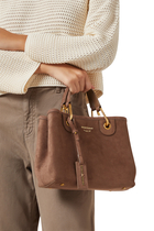 MyEA Suede Shopper Bag