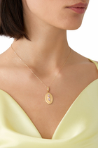  Sunglasses Sands Charm, 18K Yellow Gold & Pink Opal
