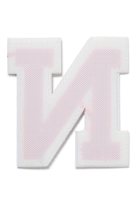 Kids  3" Chenille Varsity Letter N Patch