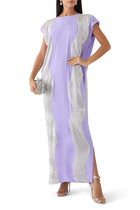 Embroidered Wave Kaftan