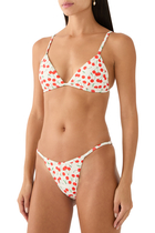 Cherry Perfect Fit Bikini Top
