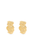 Chunky Earrings, 18K Yellow Gold Vermeil on Recycled Sterling Silver