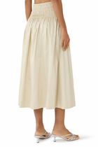 Leonie Cotton Sateen Skirt