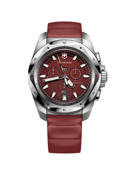 I.N.O.X. Chrono Watch, Rubber & Stainless Steel