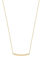  Quatre Grosgrain Pendant Necklace, 18k Yellow Gold