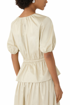 Merlin Cotton Sateen Blouse