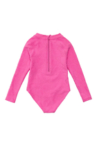 Kids Bubblegum Bloom Long Sleeve Surf Suit
