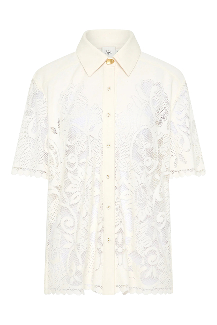 Muses Lace Oversize Shirt