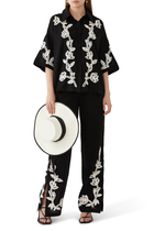 Daha Floral-Embroidered Pants