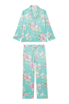 Lila Abalone Turquoise Floral Pyjamas