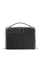 Deco Quilted Chain Shoulder Bag