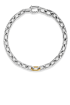 DY Madison® Chain Bracelet, Sterling Silver, 18k Yellow Gold