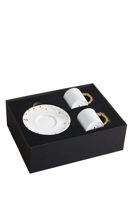 Hass Espresso Cup & Saucer, Set of 2