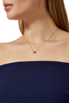 Quatre Classique Pendant with Diamond in 18kt Gold