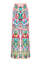 Varenne Printed Satin Pants