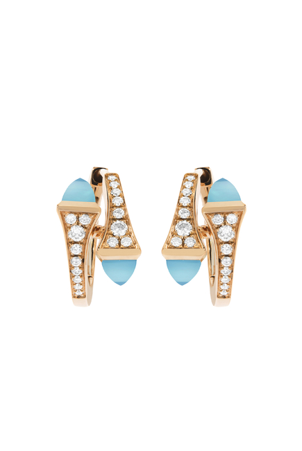 Cleo Diamond Huggie Earrings