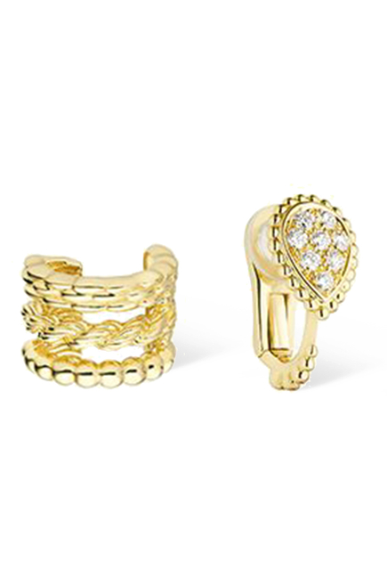 Serpent Bohème Asymmetrical Ear Clips