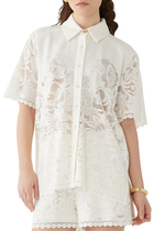 Muses Lace Oversize Shirt