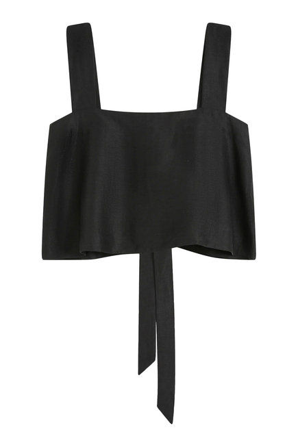 Bormio Linen Tie Back Bodice