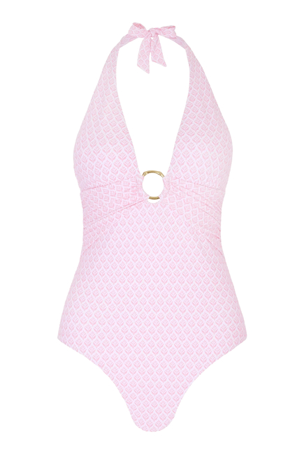 Cap Ferrat Ring Halterneck Swimsuit