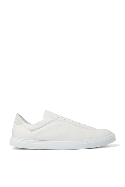 Racquet Leather Sneakers