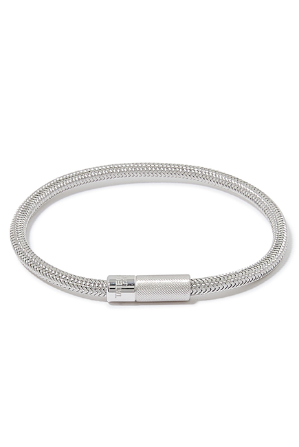 Braided Pop Clasp Bracelet