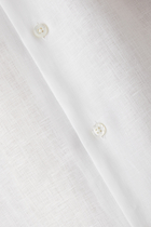 Basket-Weave Linen Shirt